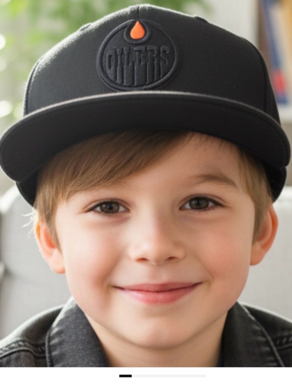 NHL Youth Snap Back Oilers Hat